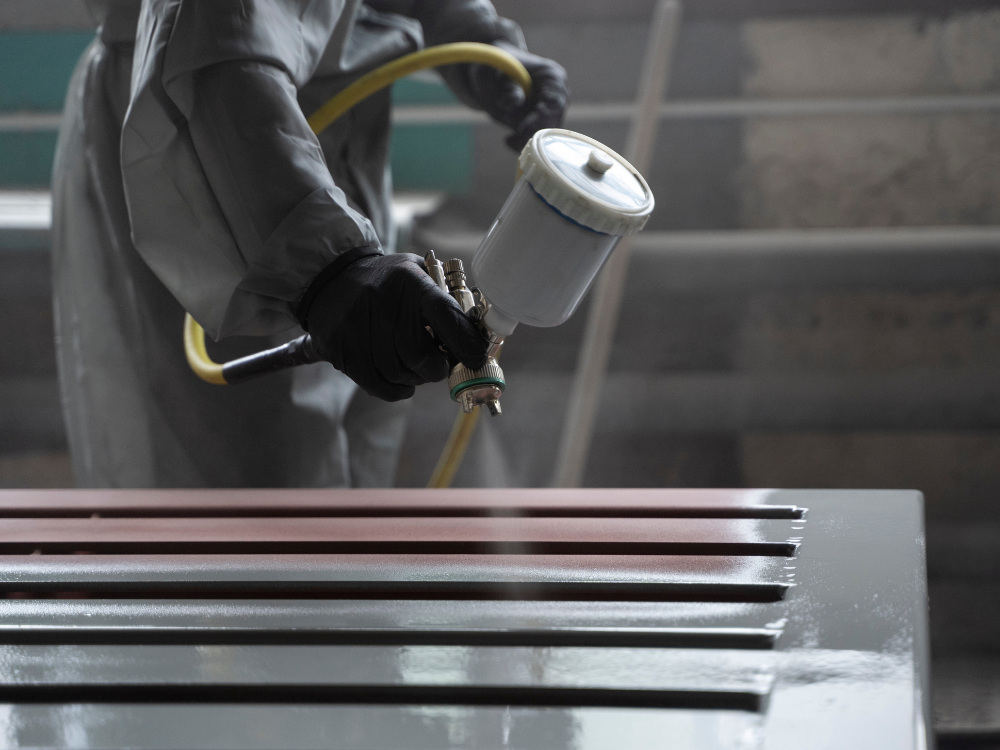 Industrial coating application